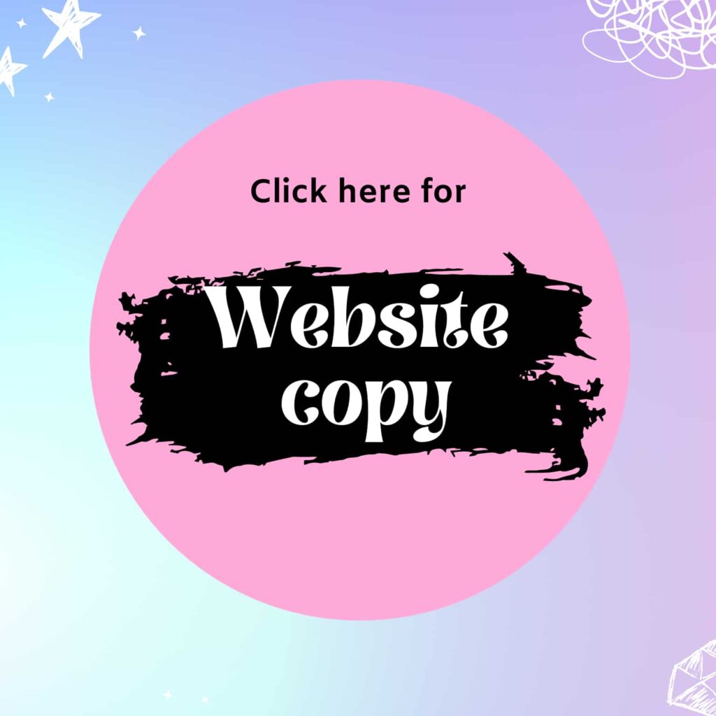 website copy